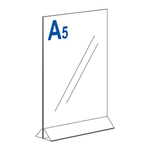 Тейбл тент А5 вертикальный толщиной 1 мм